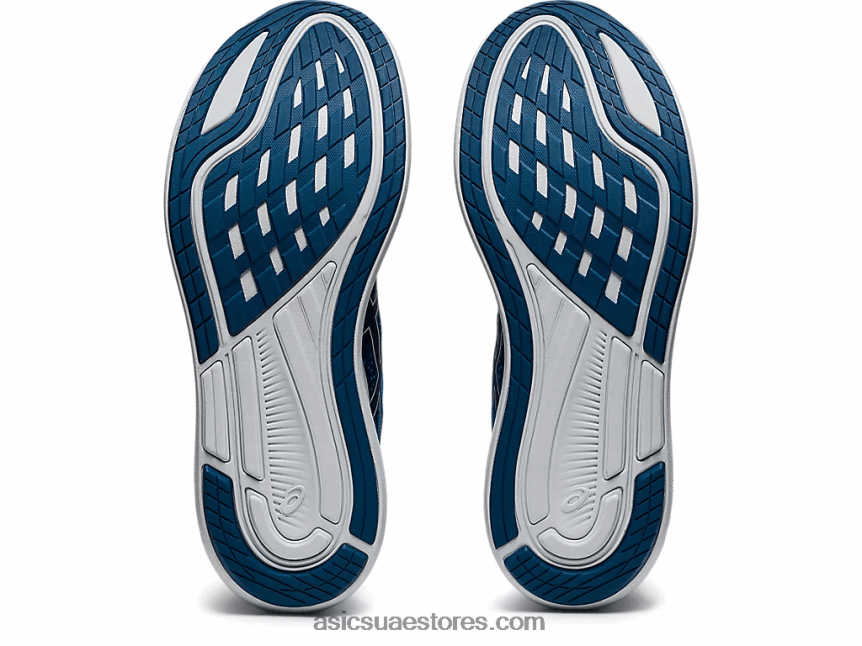 Asics ماكو الأزرق / بيدمونت الرمادي إيفورايد 2 2N24DJ1916