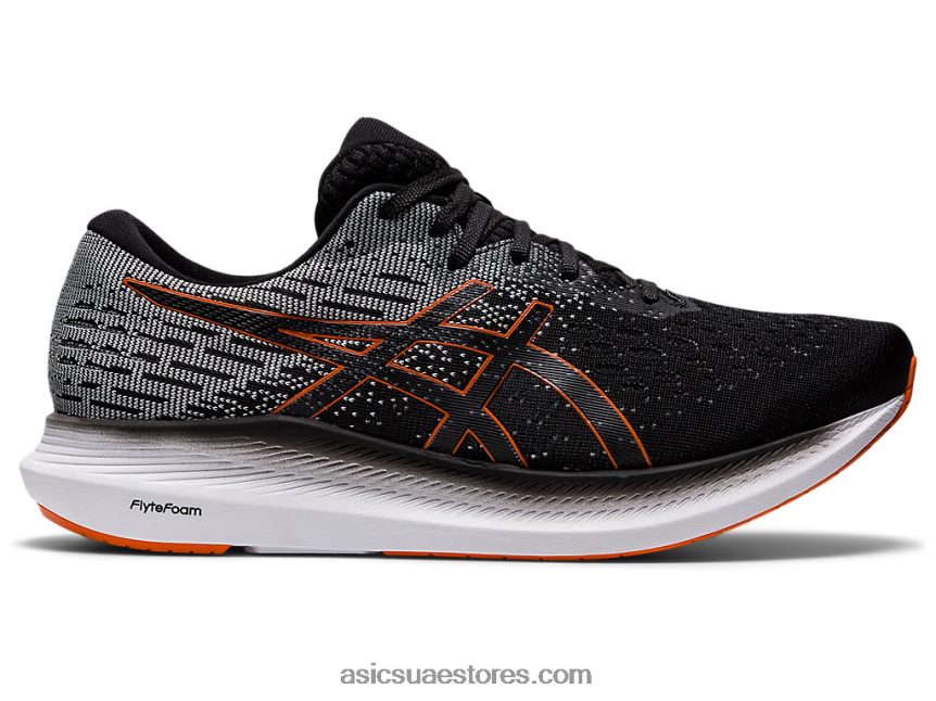 Asics أسود / برتقالي القطيفة إيفورايد 2 2N24DJ1918