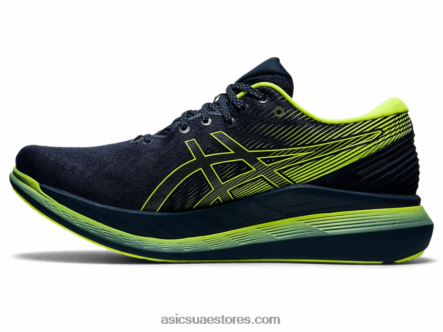 Asics أزرق فرنسي / عرض خفيف طائرة شراعية 2 لايت شو 2N24DJ1920