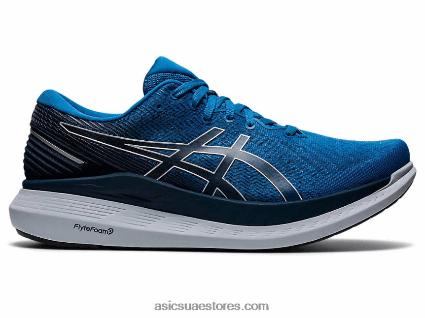 Asics تولد من جديد أزرق / أسود طائرة شراعية 2 2N24DJ1922