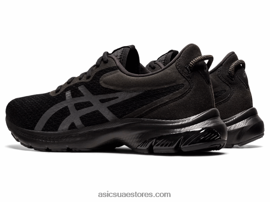 Asics أسود / رمادي جرافيت جل كومو لايت 2 2N24DJ1928