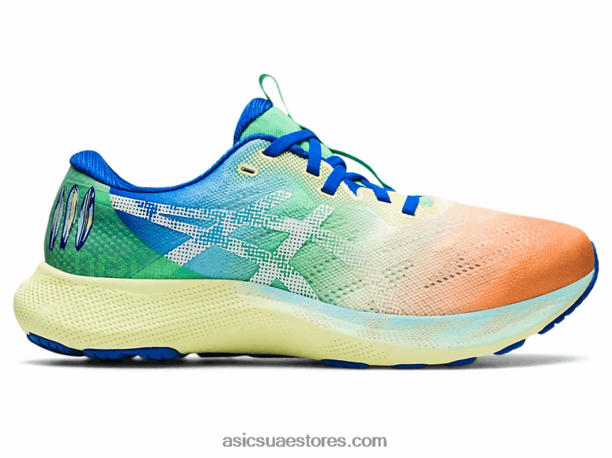 Asics زميل أصفر / أبيض جل نيمبوس لايت 2 لام 2N24DJ1942