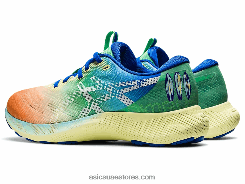 Asics زميل أصفر / أبيض جل نيمبوس لايت 2 لام 2N24DJ1942