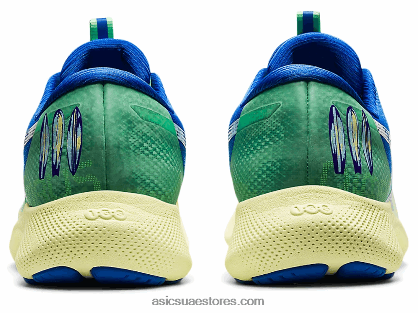 Asics زميل أصفر / أبيض جل نيمبوس لايت 2 لام 2N24DJ1942