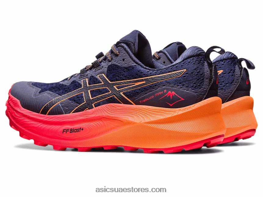 Asics سواد منتصف الليل ترابوكو ماكس 2 2N24DJ195