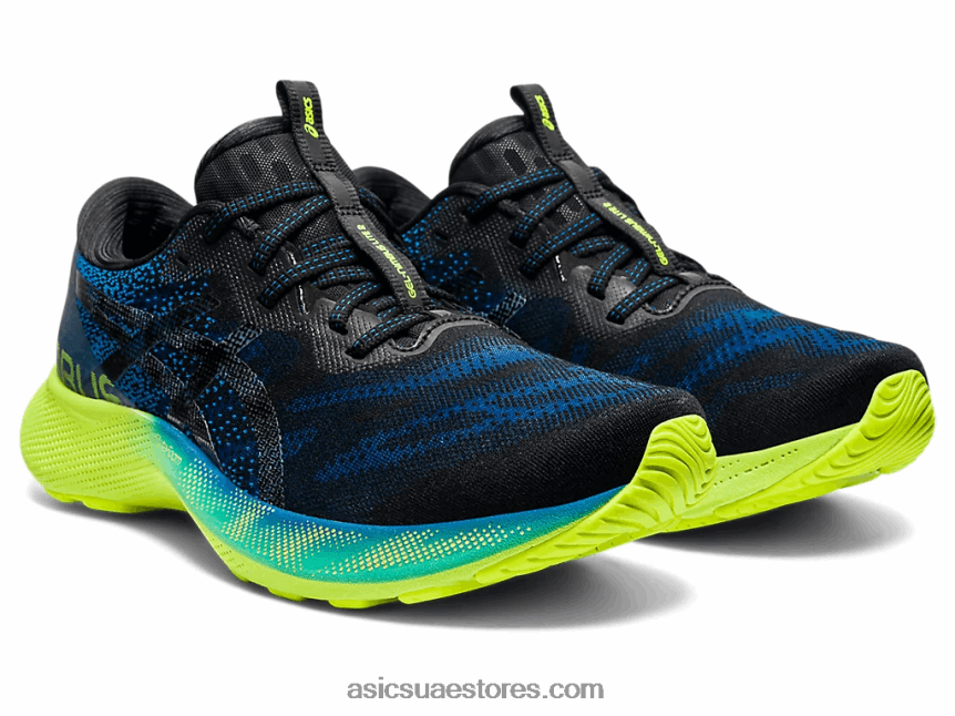 Asics تولد من جديد أزرق / أسود هلام نيمبوس لايت 2 2N24DJ1970