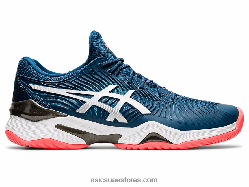 Asics ماكو أزرق / أبيض محكمة وما يليها 2 2N24DJ2065