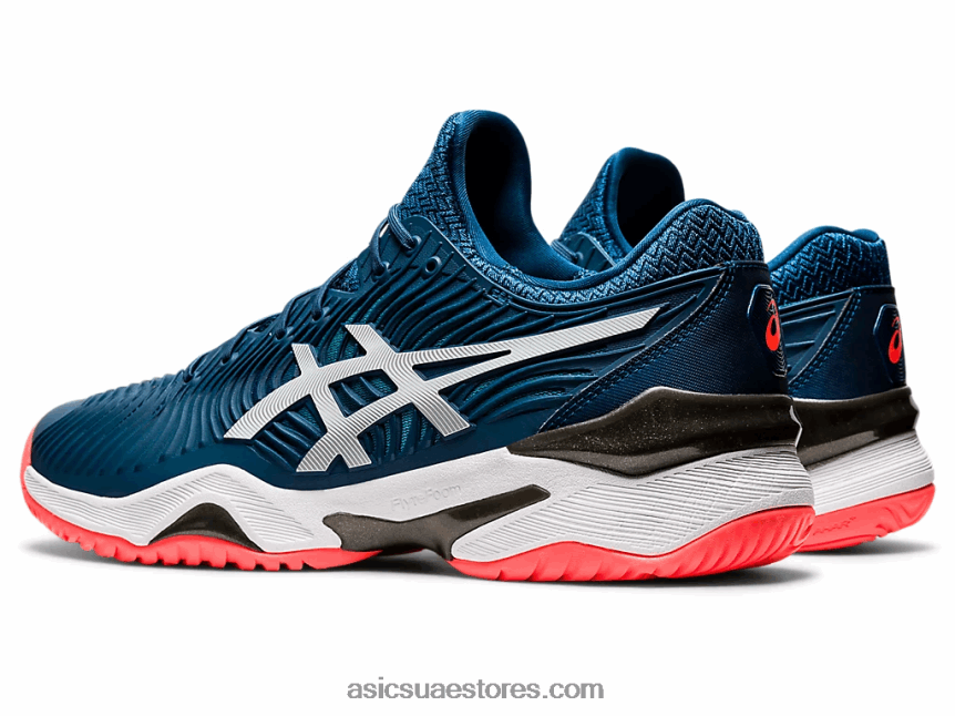 Asics ماكو أزرق / أبيض محكمة وما يليها 2 2N24DJ2065
