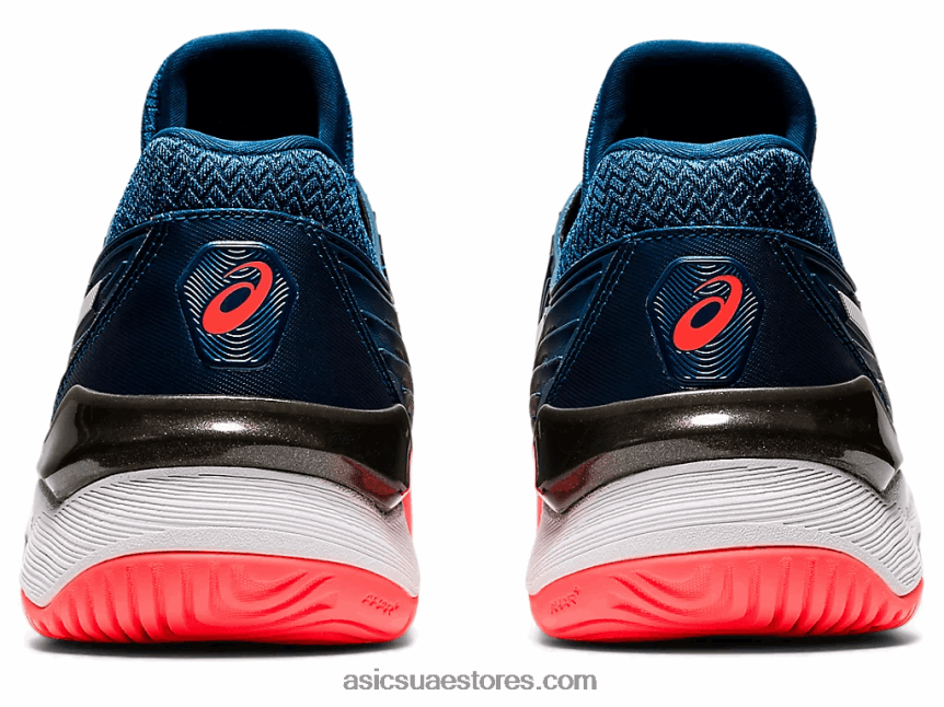 Asics ماكو أزرق / أبيض محكمة وما يليها 2 2N24DJ2065