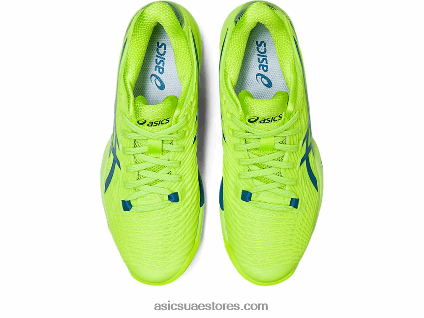 Asics خطر أخضر / أزرق تولد من جديد سرعة الحل صص 2 2N24DJ2174