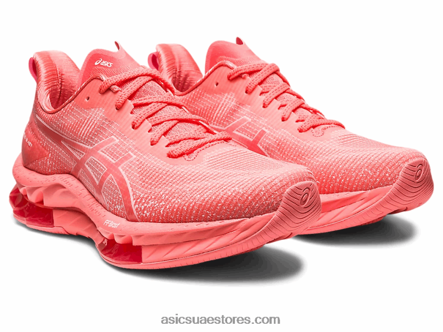 Asics بابايا / أبيض انفجار جل كينسي لو 2 2N24DJ2287