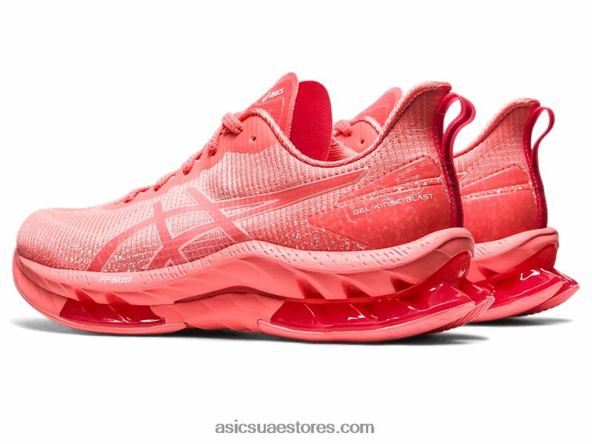 Asics بابايا / أبيض انفجار جل كينسي لو 2 2N24DJ2287