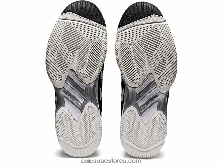 Asics أسود / أبيض سرعة الحل صص 2 2N24DJ2354