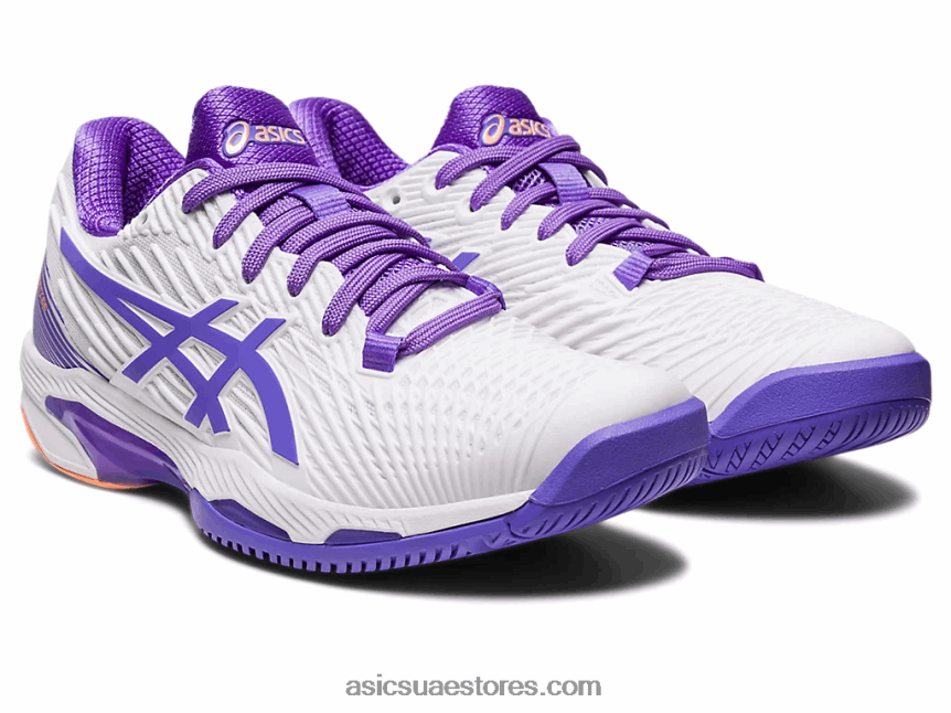 Asics أبيض / جمشت سرعة الحل صص 2 2N24DJ2388