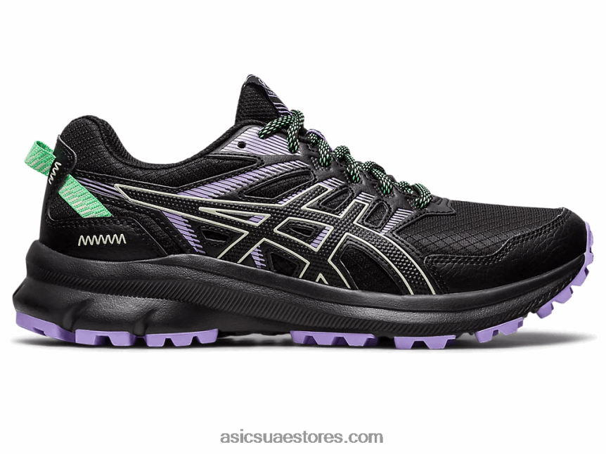 Asics أسود / أخضر درب الكشف 2 2N24DJ2421