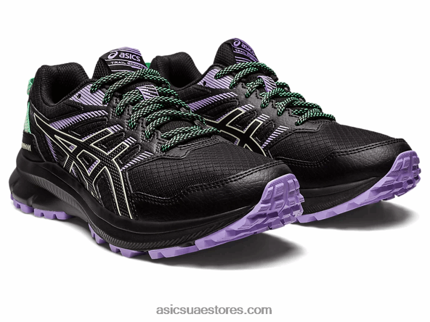 Asics أسود / أخضر درب الكشف 2 2N24DJ2421