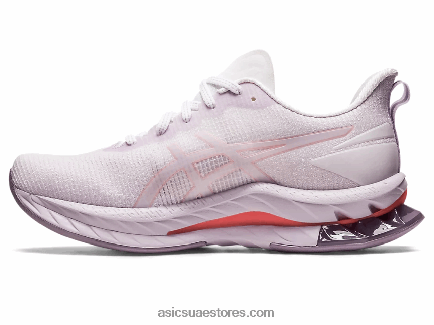 Asics أبيض / بابايا انفجار جل كينسي لو 2 2N24DJ2440
