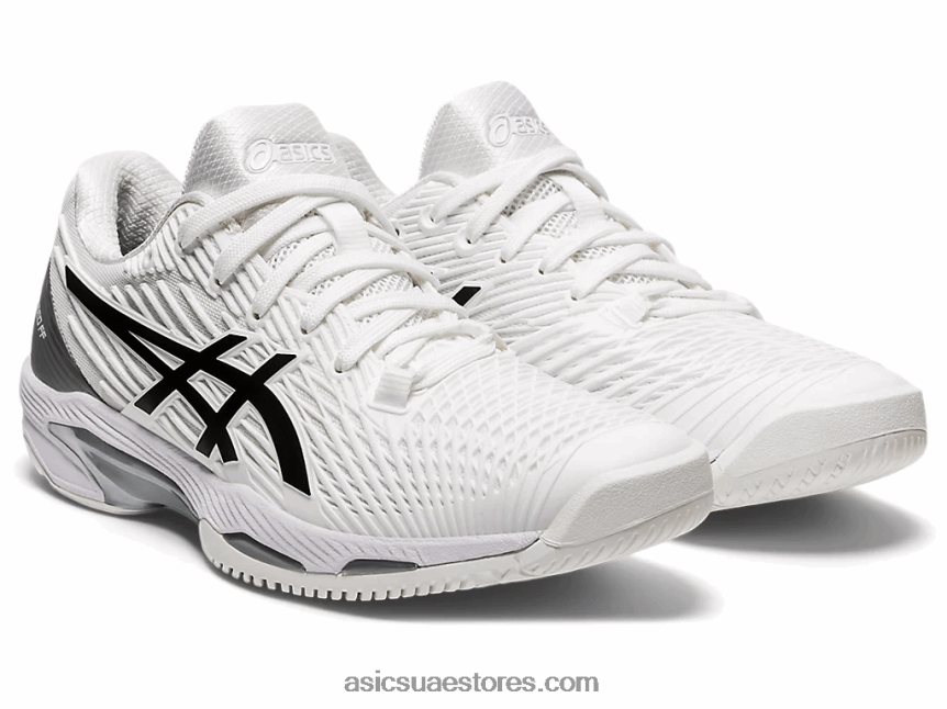 Asics أبيض أسود سرعة الحل صص 2 2N24DJ2595
