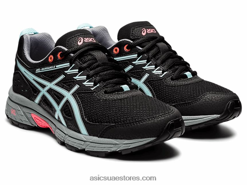Asics أسود / أزرق واضح جل سانجاكو 2 2N24DJ2601