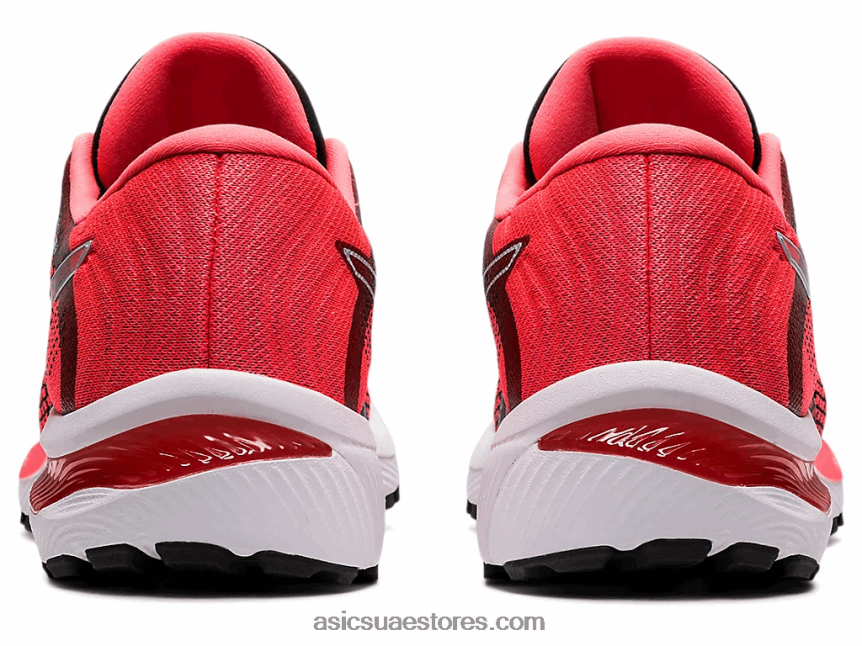 Asics اشتعلت النيران في المرجان / الأسود جل ستراتوس 2 متماسكة 2N24DJ2663