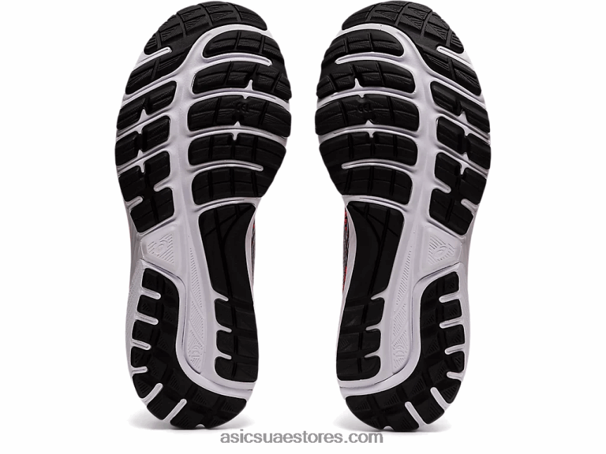 Asics اشتعلت النيران في المرجان / الأسود جل ستراتوس 2 متماسكة 2N24DJ2663