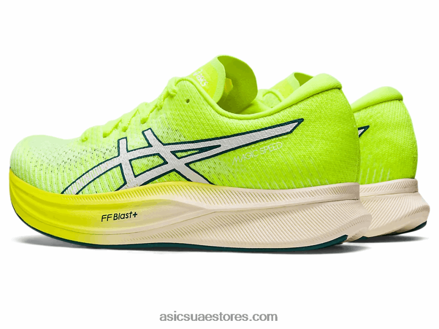 Asics أمان أصفر / أبيض السرعة السحرية 2 2N24DJ2700