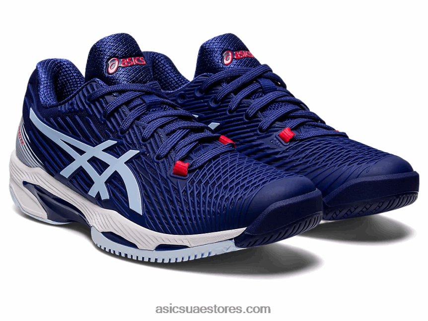 Asics الغوص الأزرق / السماء الناعمة سرعة الحل صص 2 2N24DJ2999