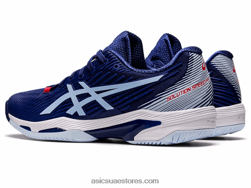 Asics الغوص الأزرق / السماء الناعمة سرعة الحل صص 2 2N24DJ2999