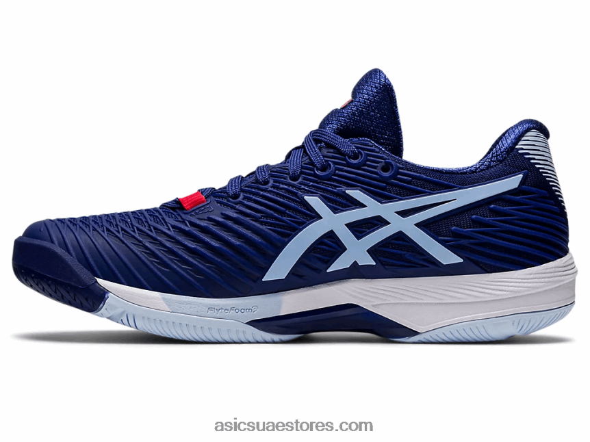 Asics الغوص الأزرق / السماء الناعمة سرعة الحل صص 2 2N24DJ2999
