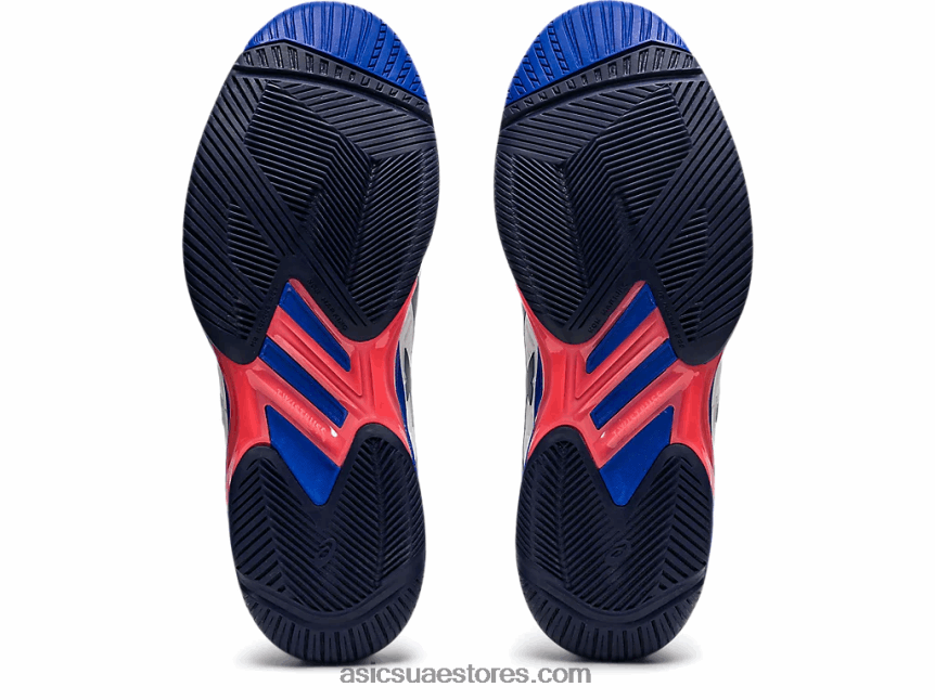 Asics أبيض / طاووس سرعة الحل صص 2 2N24DJ3510