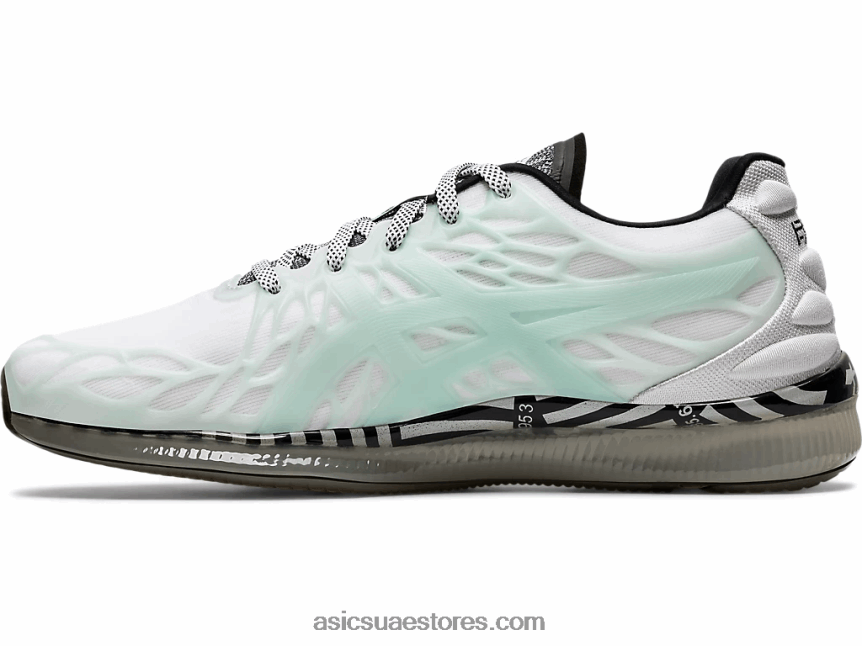 Asics أبيض أسود هلام الكم اللانهاية 2 2N24DJ3585