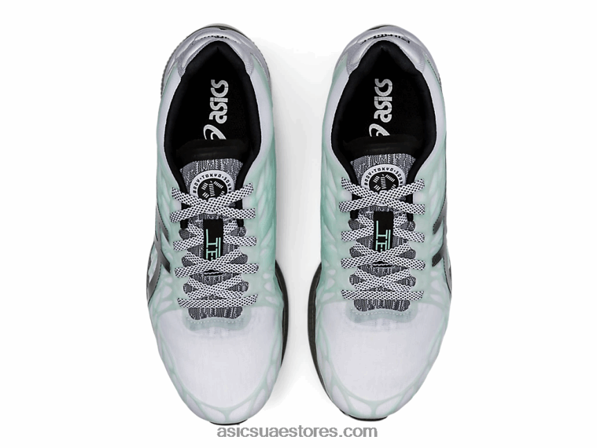 Asics أبيض أسود هلام الكم اللانهاية 2 2N24DJ3585