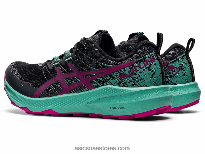 Asics أسود / فوشيا أحمر فوجي لايت 2 2N24DJ3586