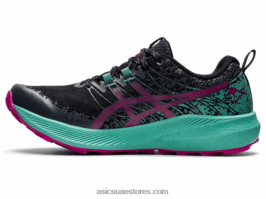 Asics أسود / فوشيا أحمر فوجي لايت 2 2N24DJ3586