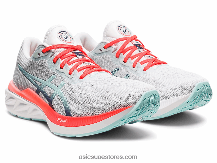Asics أبيض / رعد أزرق دينابلست 2 2N24DJ3742
