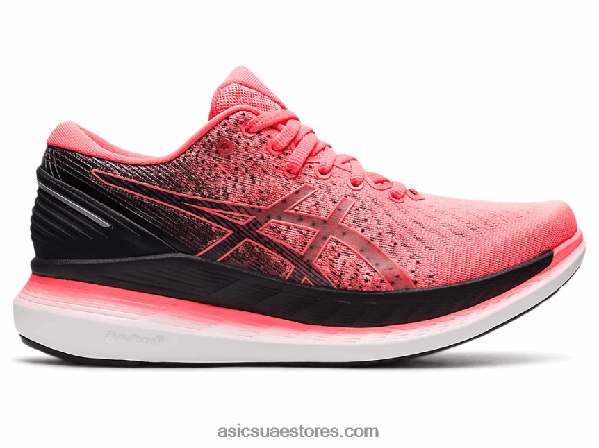 Asics اشتعلت النيران في المرجان / الأسود طائرة شراعية 2 2N24DJ3783