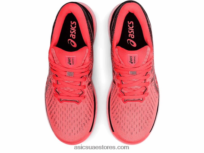 Asics اشتعلت النيران في المرجان / الأسود طائرة شراعية 2 2N24DJ3783