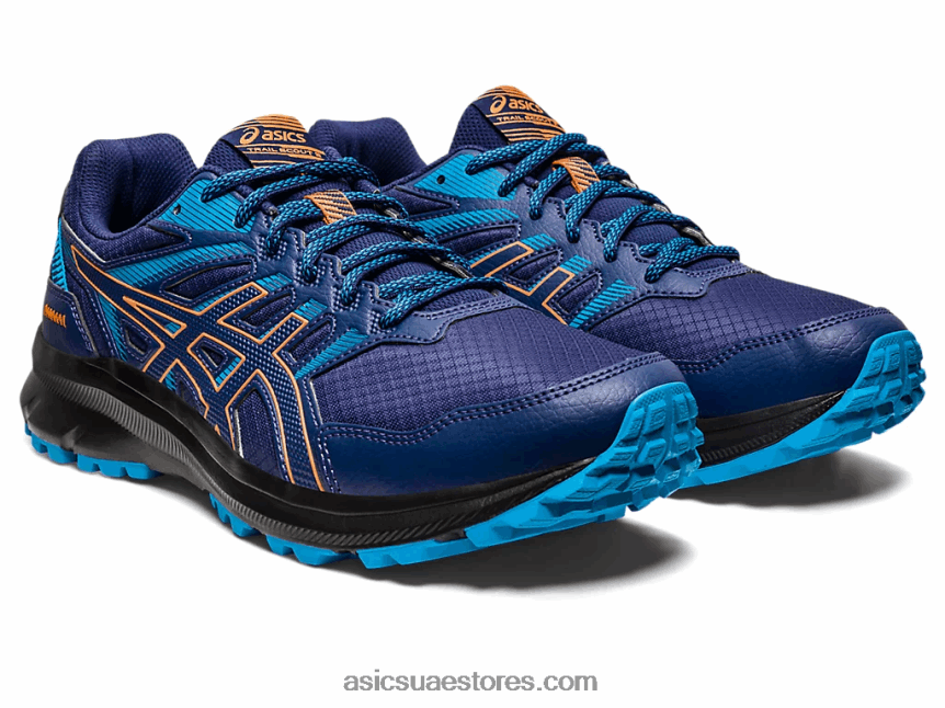 Asics أزرق نيلي / أزرق الجزيرة درب الكشف 2 2N24DJ385