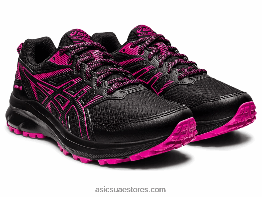 Asics أسود / فوشيا أحمر درب الكشف 2 2N24DJ3897