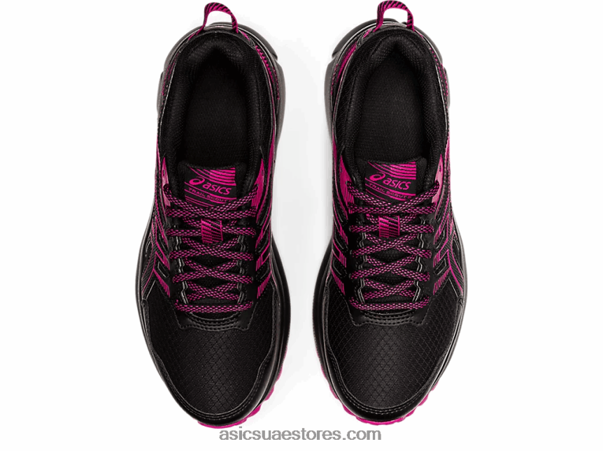 Asics أسود / فوشيا أحمر درب الكشف 2 2N24DJ3897