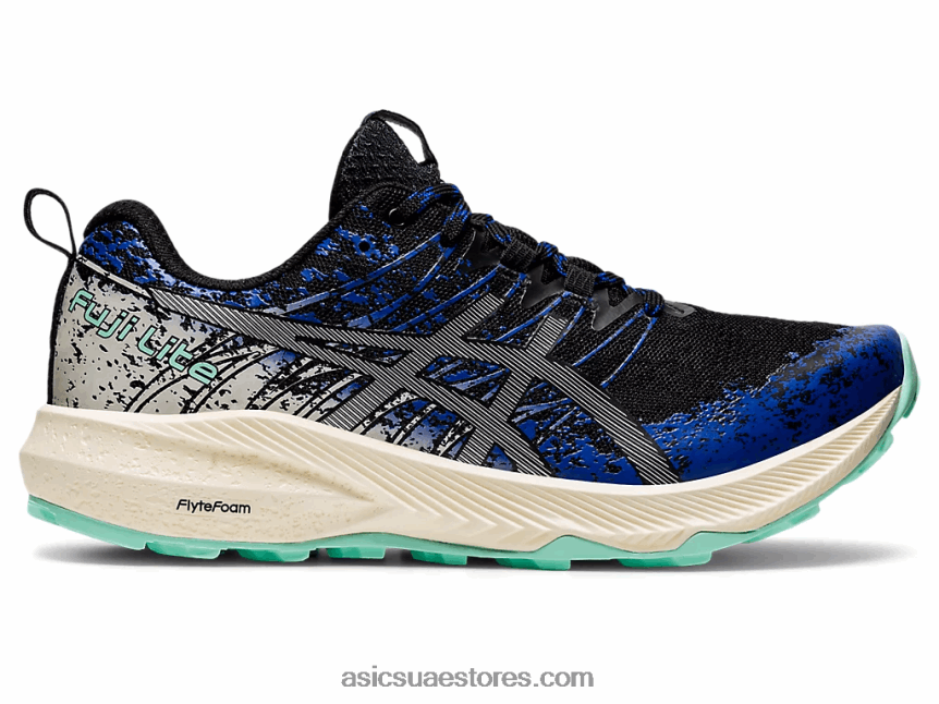 Asics أسود / فضي نقي فوجي لايت 2 2N24DJ3898