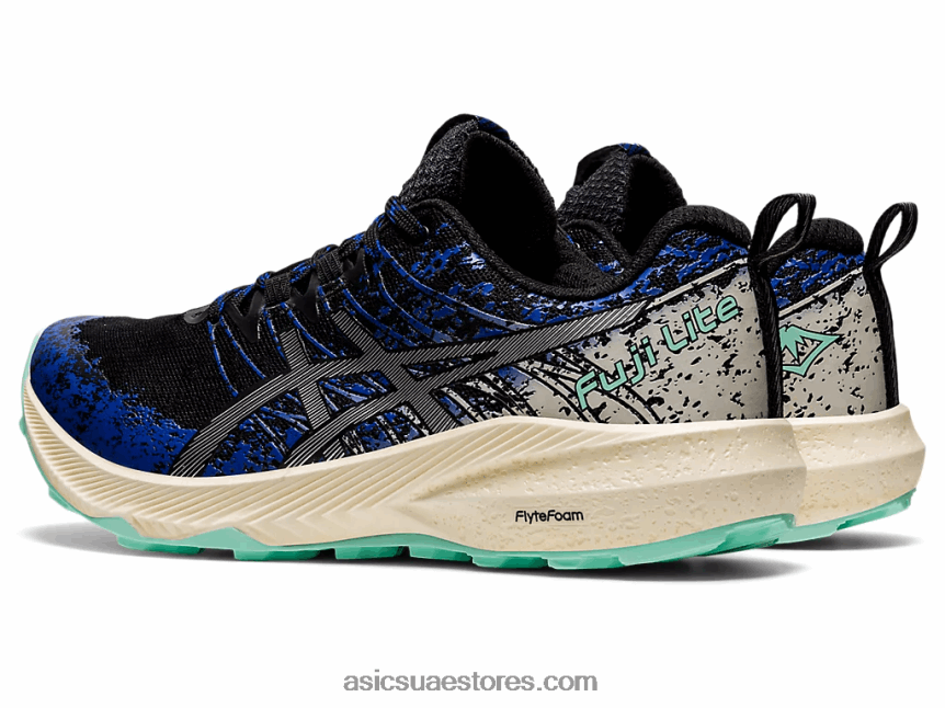 Asics أسود / فضي نقي فوجي لايت 2 2N24DJ3898