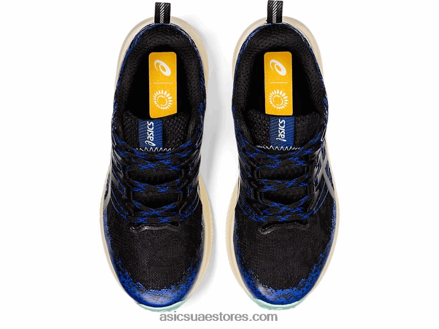 Asics أسود / فضي نقي فوجي لايت 2 2N24DJ3898