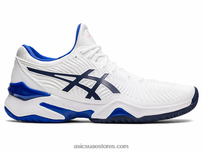 Asics أبيض / لازورد أزرق محكمة وما يليها 2 2N24DJ3902