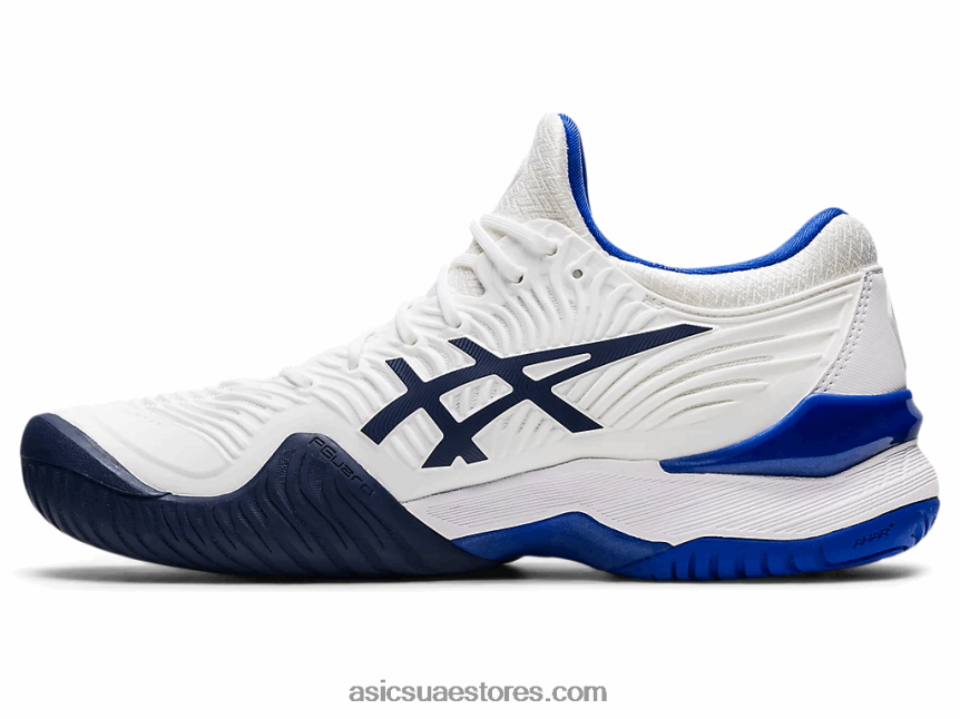 Asics أبيض / لازورد أزرق محكمة وما يليها 2 2N24DJ3902
