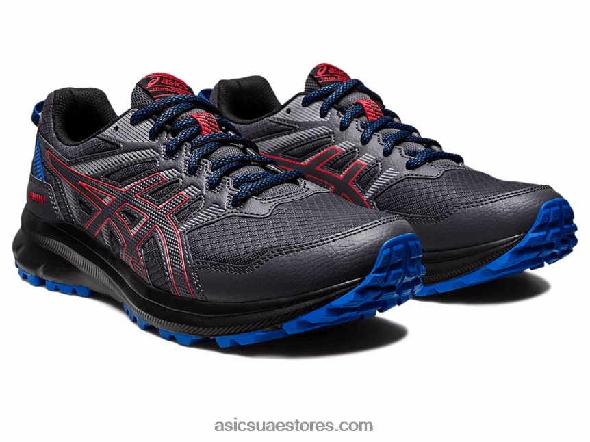 Asics ناقل رمادي / أحمر كهربائي درب الكشف 2 2N24DJ390