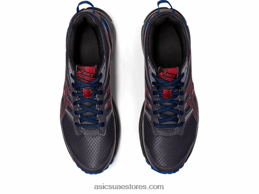 Asics ناقل رمادي / أحمر كهربائي درب الكشف 2 2N24DJ390