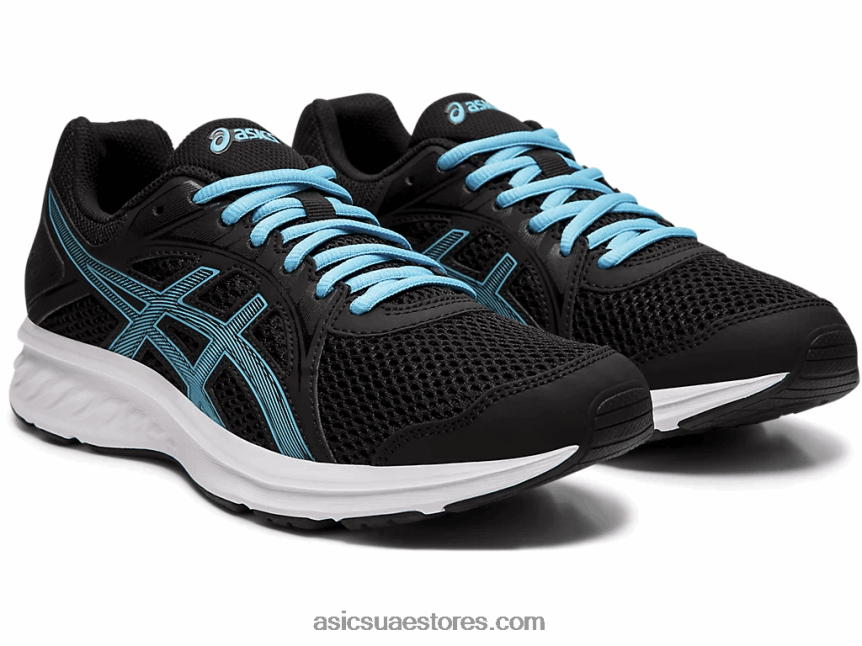 Asics أسود / حوض السمك هزة 2 واسعة 2N24DJ3914