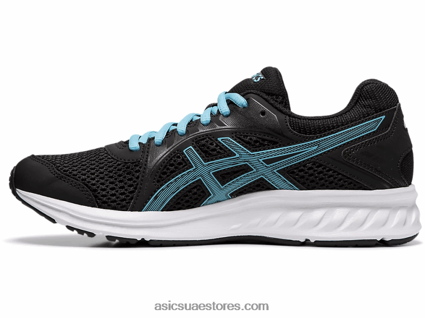 Asics أسود / حوض السمك هزة 2 واسعة 2N24DJ3914
