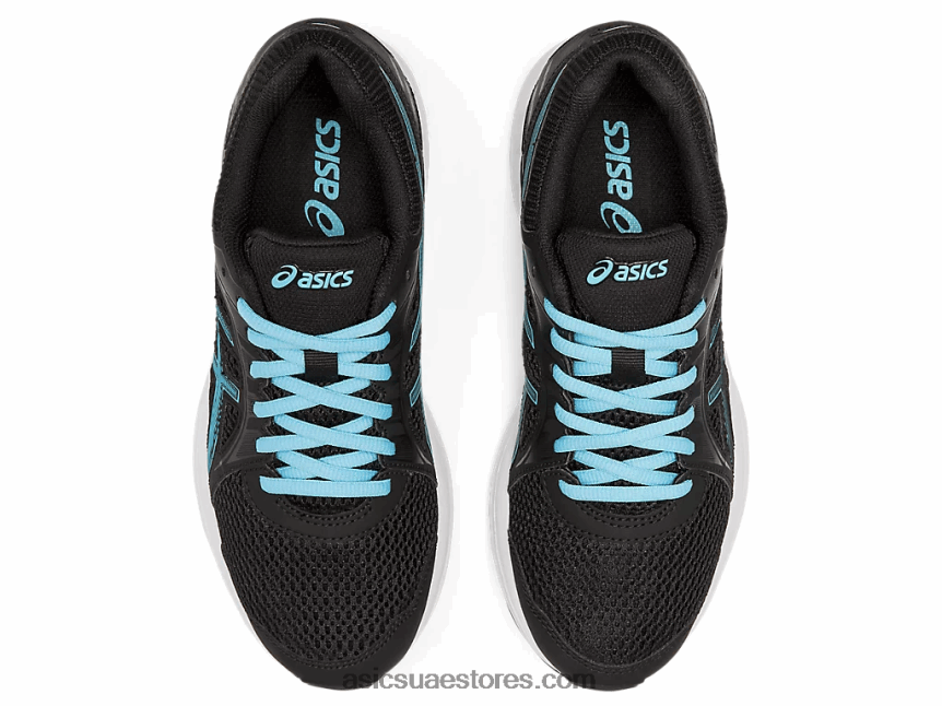 Asics أسود / حوض السمك هزة 2 واسعة 2N24DJ3914